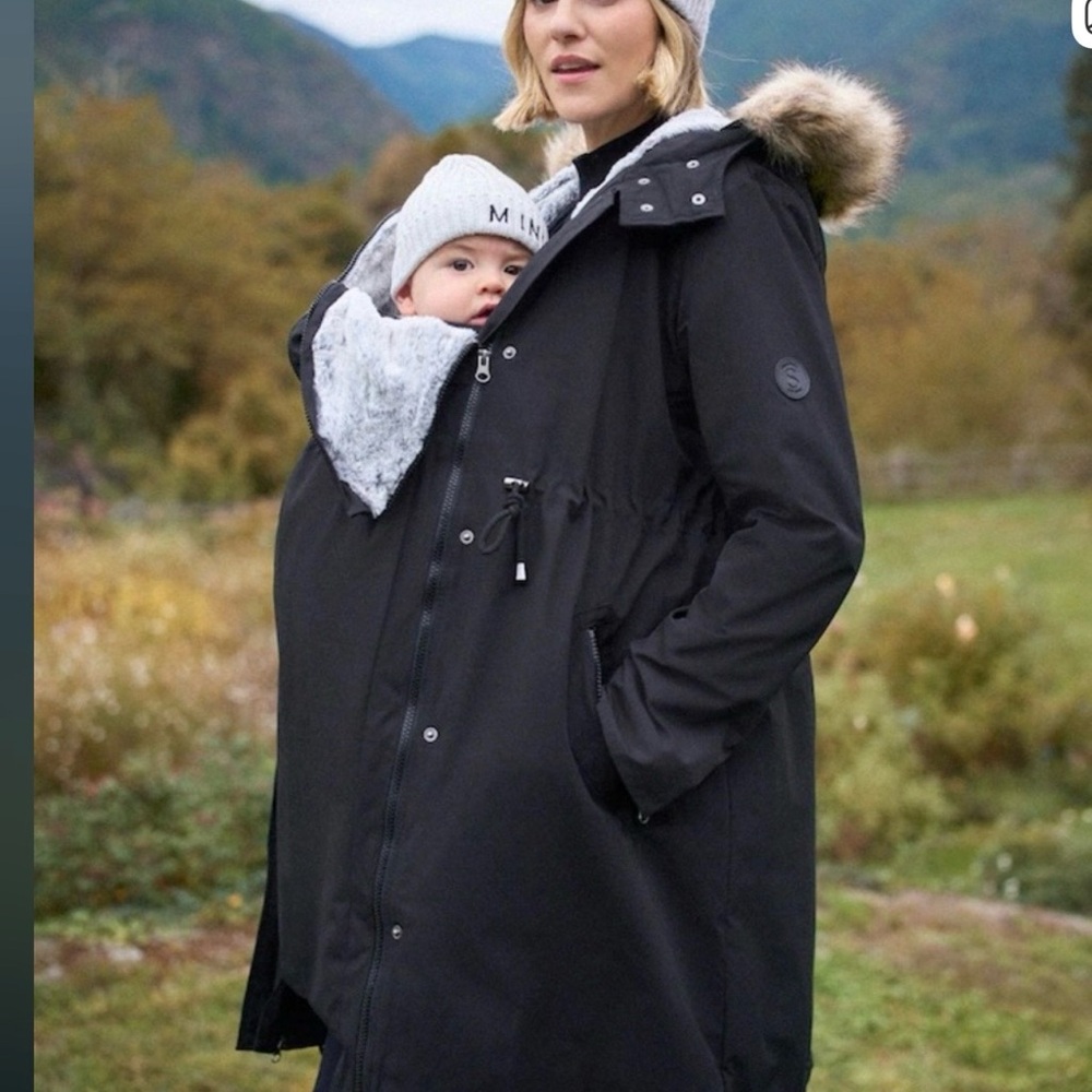 Seraphine Khaki 3 in 1 Maternity Parka Size US size 4